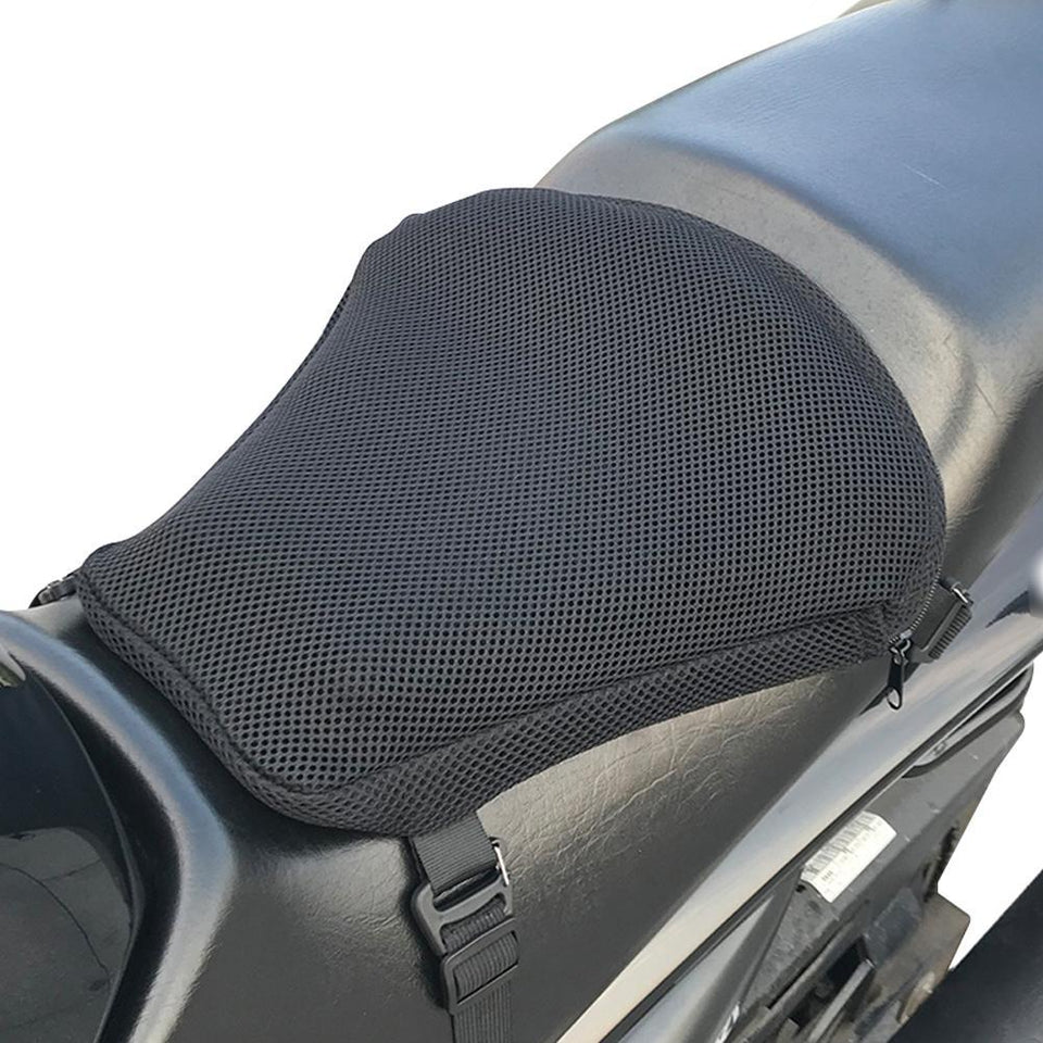 ASI Air Seat Innovations Motorcycle Air Seat Cushion - Pressure Relief Pad  - Touring Saddles Reduces Vibration - Medium Seat Size 13 x 12.5